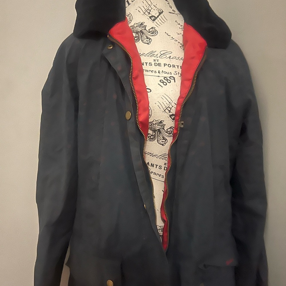 Black Jacket with Red Lining